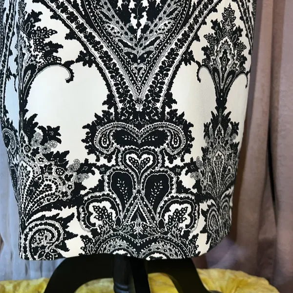 Zara Woman Size L Paisley Short Sleeved Dress - Image 8