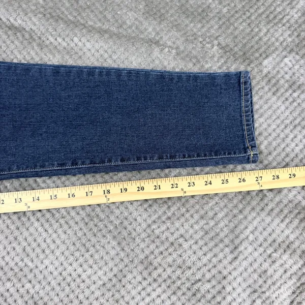 Seven7 Skinny Jeans 12 Dark Wash Blue High Rise Everyday Stretch Denim Pockets - Image 7