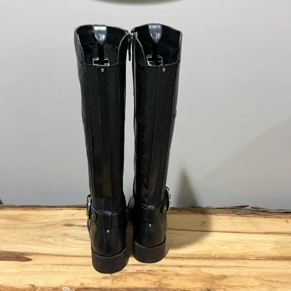Marc Fisher Gatway Leather Riding Boots‎ Size 6 A40 - Image 8