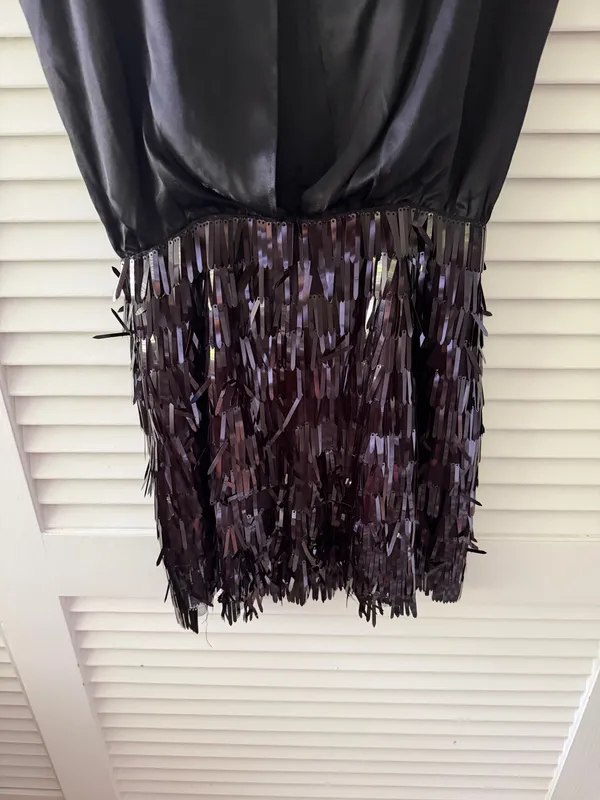 Amanda Uprichard Simran Mini Dress Black - Image 5