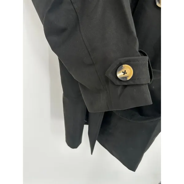 Orolay Womens Double-Breasted Trench Coat Size XL Black Belted Casual Outdoors‎ - Image 5