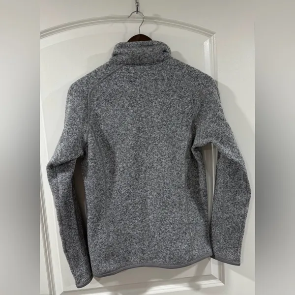 Patagonia Better Sweater Women’s Medium 1/4 Zip Gray Fleece Pullover - Image 5