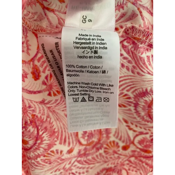 J Crew Pink Smocked Mini Dress Cotton Gauze Puff Sleeve M Cottagecore Valentines - Image 6