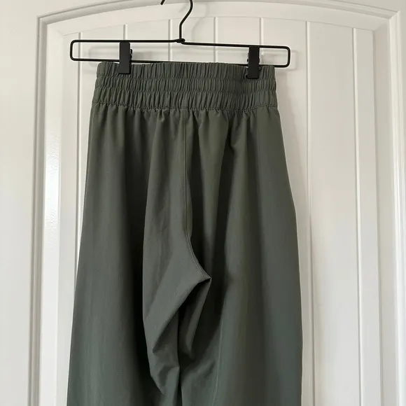 Abercrombie & Fitch Olive Green Joggers Drawstring XS‎ - Image 5