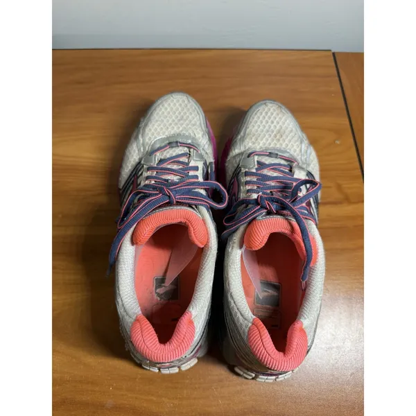 Brooks Adrenaline GTS 14 Women's Running Shoes White Pink Purple Sz 10.5B - Image 5