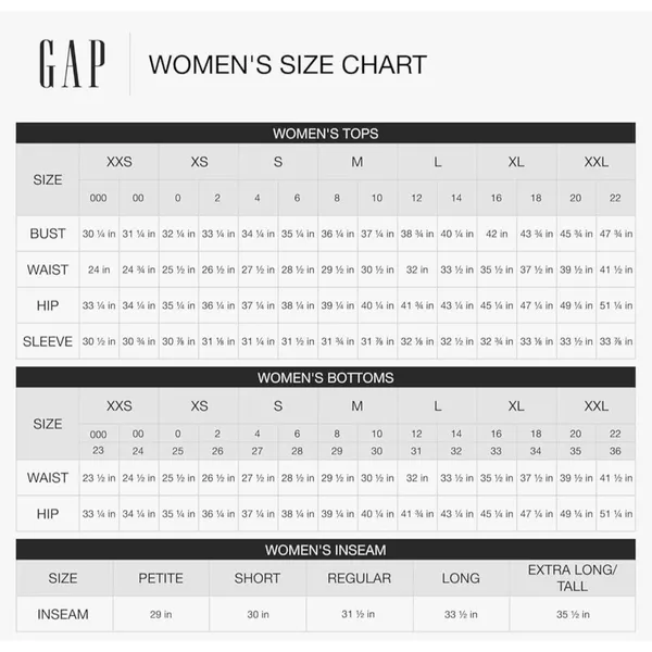 GAP Womens Easy Straight Pull-on Pants True Black Size Large Tall New With Tags - Image 2