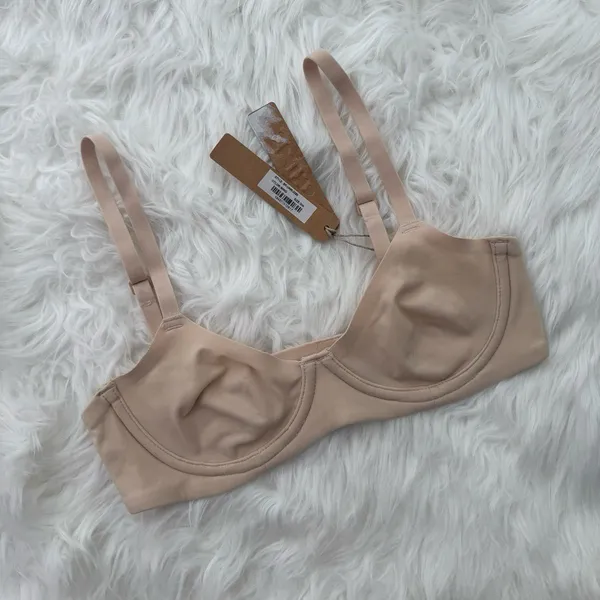 Skims Fits Everybody Unlined Demi Bra Sand Size 30A - Image 2
