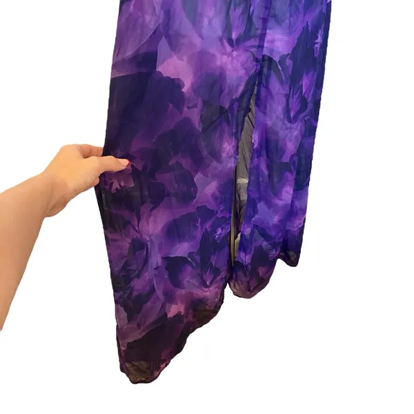Runaway The Label Calista Maxi Dress In Purple - Image 4