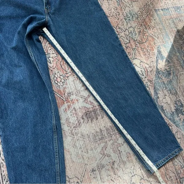 Vintage Y2K Levi’s 550 High Waisted Relaxed Fit Tapered Mom Jean 14 100% Cotton - Image 8