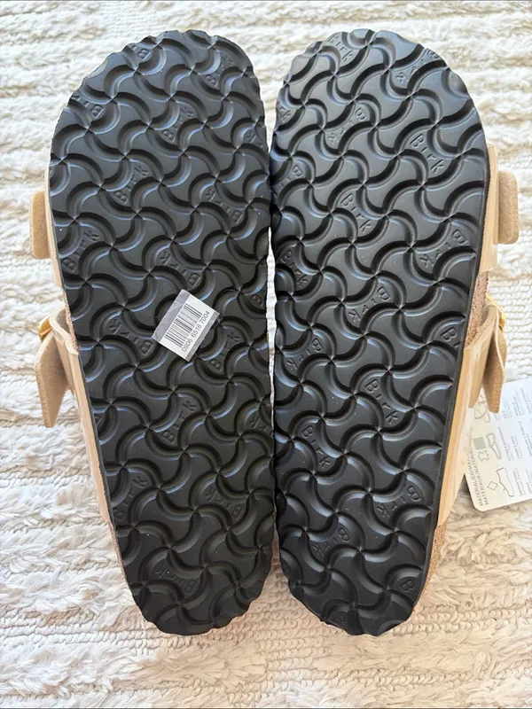 Birkenstock Sydney Luxe buckle sand patent - Image 5