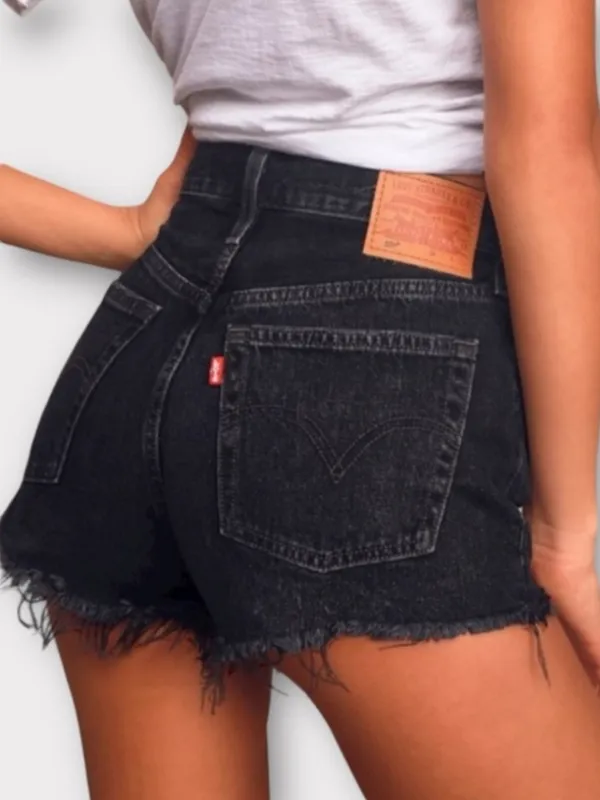 Levi’s 501® ORIGINAL FIT HIGH RISE JEAN SHORTS size 24 - Image 2