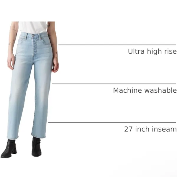Rib cage straight ankle Levi’s - Image 2