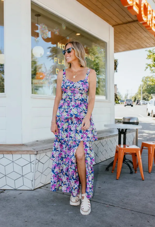Vestique Maxi Ruffle Dress - Image 6