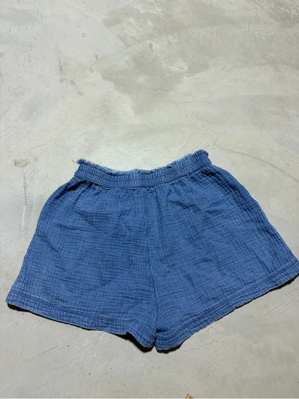 Aerie Blue Women's Gauze Lounge Shorts medium - Image 4