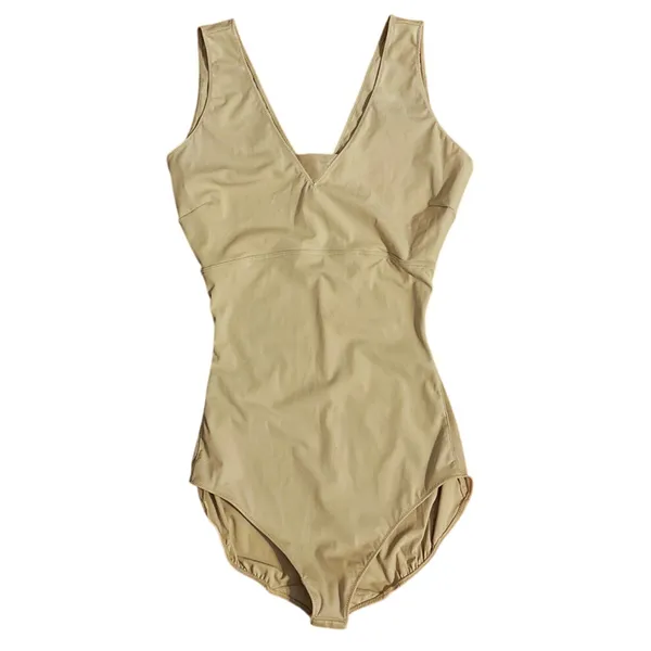 Spanx Size S Light Control Thin Vogue Bodysuit Shapewear Beige - Image 2