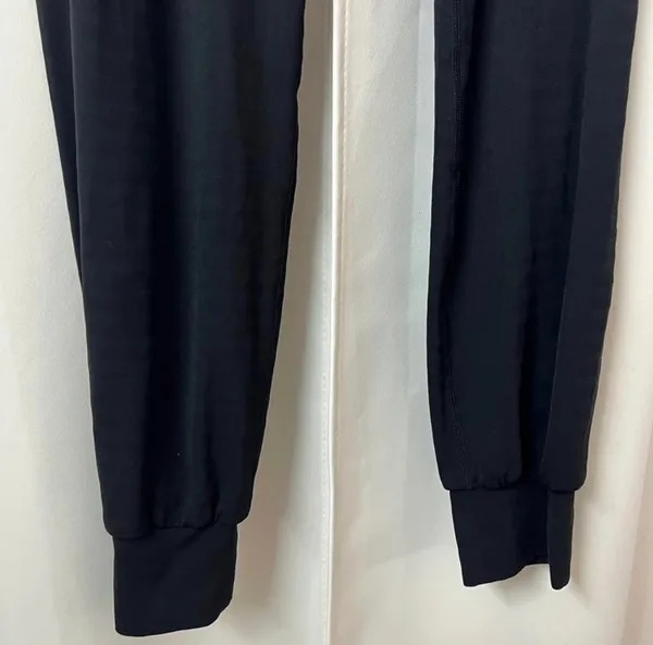 SheIn Solid Black Stretchy Waist High Rise Joggers Athletic Pants Size Medium - Image 6