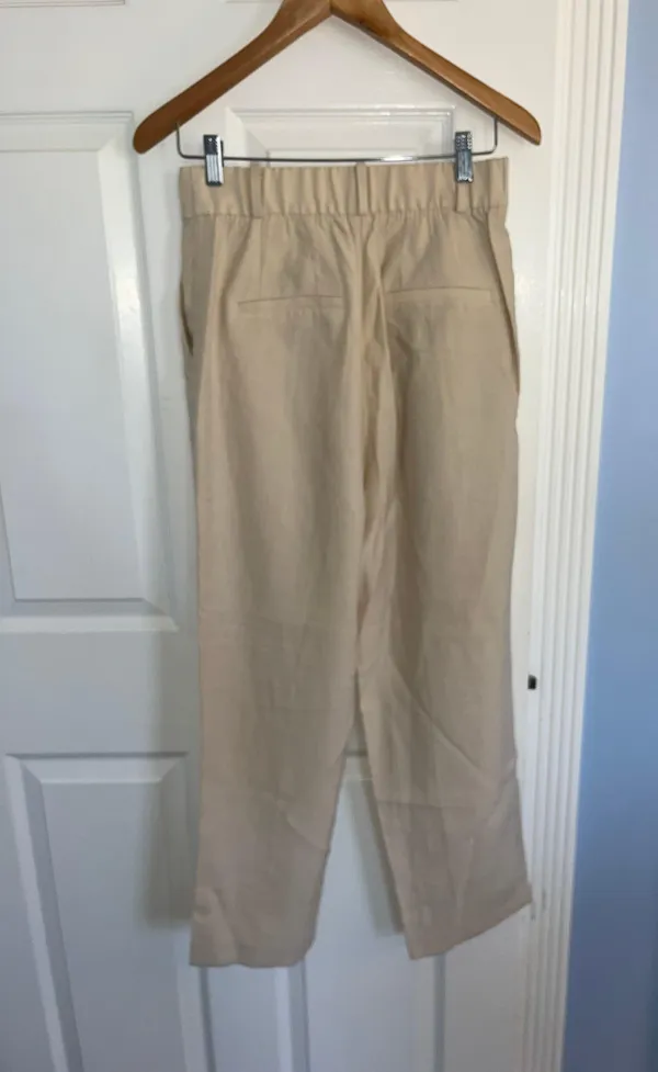 Linen Casual Work Pants - Image 4