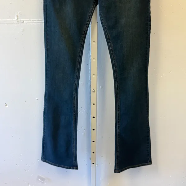 Y2K Hollywood Million Denim Trapper Dan Bootcut Jeans Integrity Wash 24 Low Rise - Image 4
