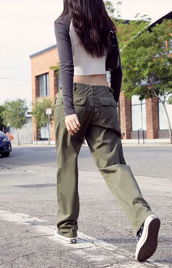 John Galt Green Cargo Pants NWT - Image 2