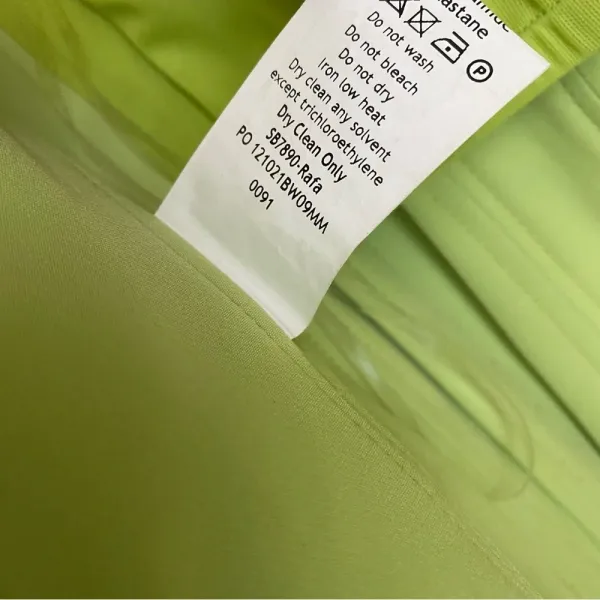 House of CB Rafa Corset‎ top lime green satin neon size XS NWOT - Image 8