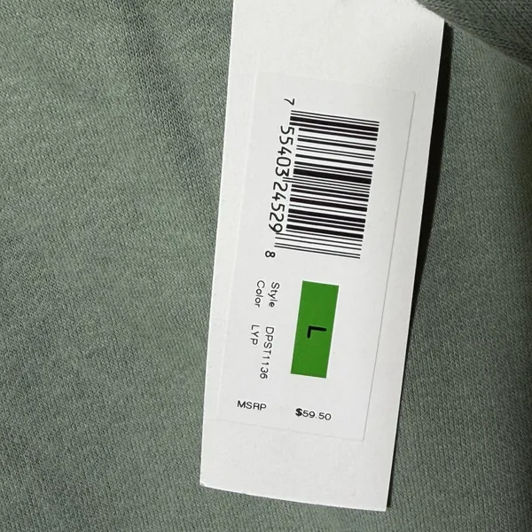 DKNY Sport Sweatshirt Womens Large Green Crewneck‎ Pullover NWT Casual - Image 5
