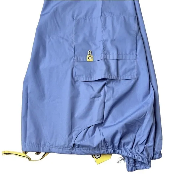 Wonderwink Medical‎ Blue Romeo Flare Cargo Scrub Uniform Pants 3X TALL Nurse NWT - Image 5