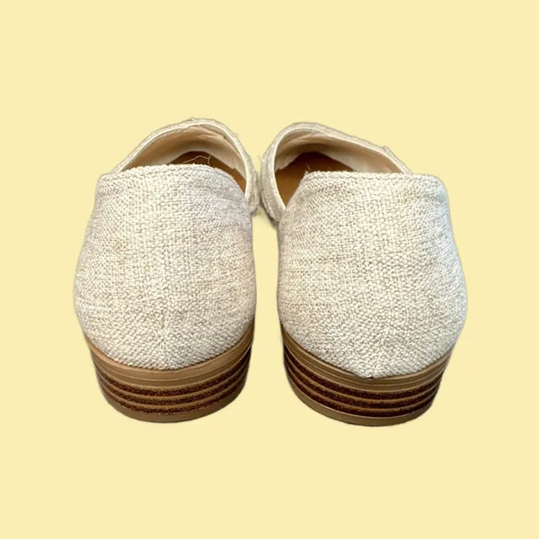 Maurice’s Shelby D’Orsay Flats Sz 7 Oatmeal Beige Tan Color Closed Almond Toe - Image 5