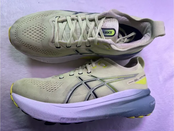 ASICS Running Shoes - Pale Green with Yellow Accents - Image 5