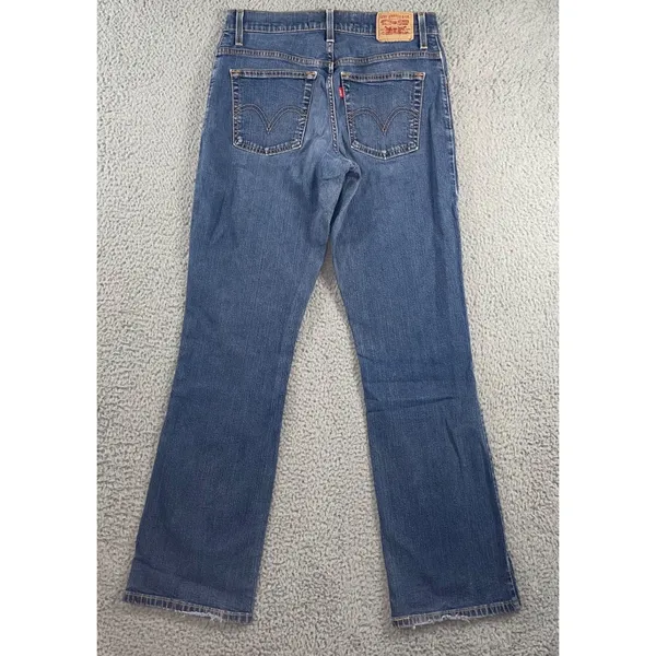 Levis 550 Relaxed Bootcut Jeans Women 8 Mid Rise 30x32 Y2K Western‎ Vintage - Image 2