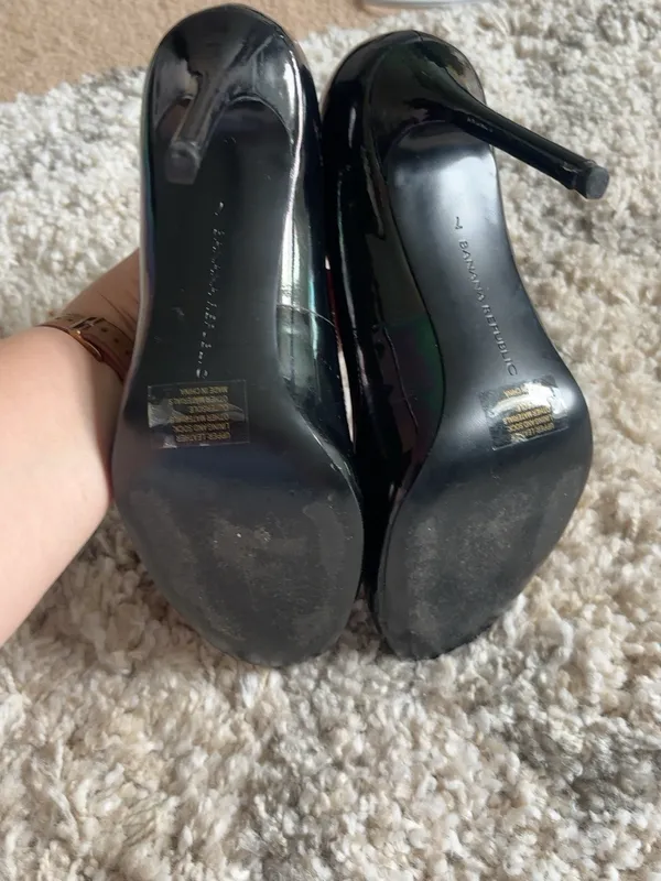 Banana Republic Iridescent Patent Leather Pumps Size 7 - Image 6