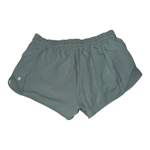 Lululemon Hotty Hot Shorts Low-Rise Sage Green Size 8 - Image 4