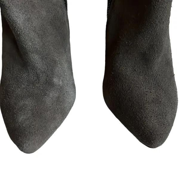 Steve Madden Dace‎ Faux Croc Suede Booties Size 8 - Image 3