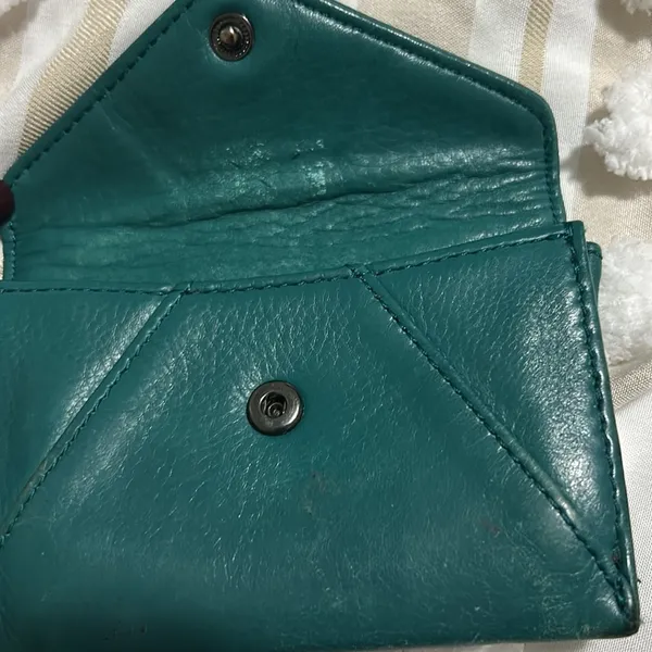 Aimee Kestenberg "Ashley Leather" Wallet Purse, in "Rainforest Green" - Image 10
