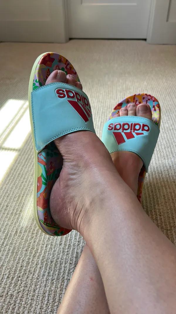Adidas/Farm Rio Aqua Slides 9 - Image 5