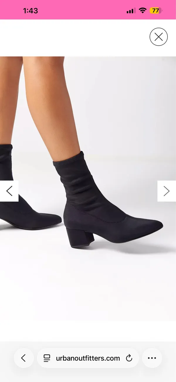 Vagabond Black Boots Mya Shoemakers Pointed Toe Stretch - Image 7
