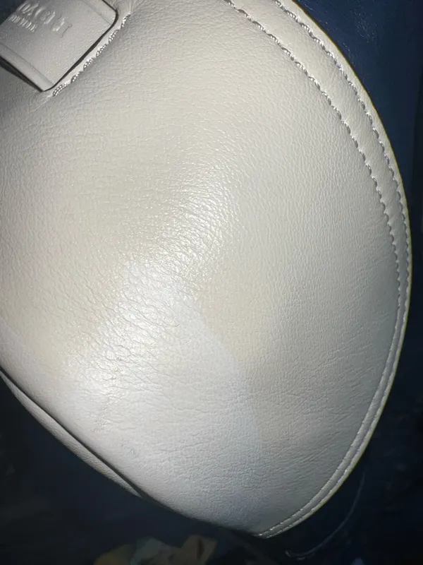 Coach Hadley Navy Tan Trim and White Accents added scarf for flair - Image 15