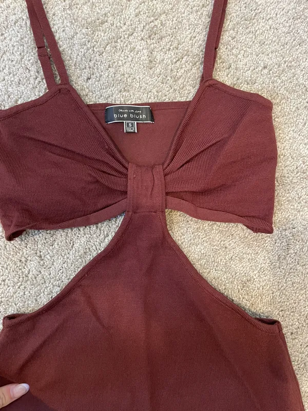 These Three Boutique Cut Out Mini Dress - Image 3