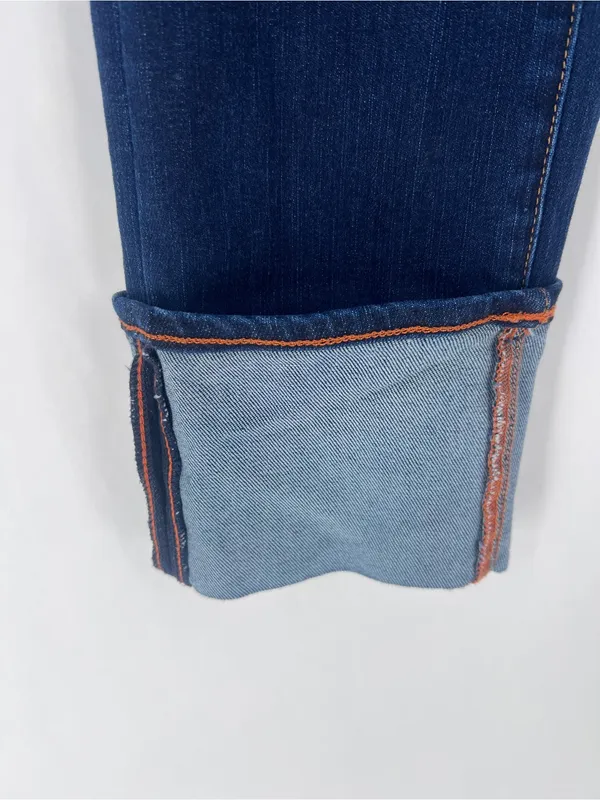 Jean Shop Cindy Cuffed Skinny Jean Dark Wash Denim Women's Size‎ 27 - Image 3