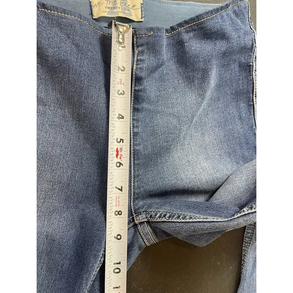 We The Free Free People Flare Jeans 26 Blue Stretch Bell Bottom Boho Indie Retro - Image 16