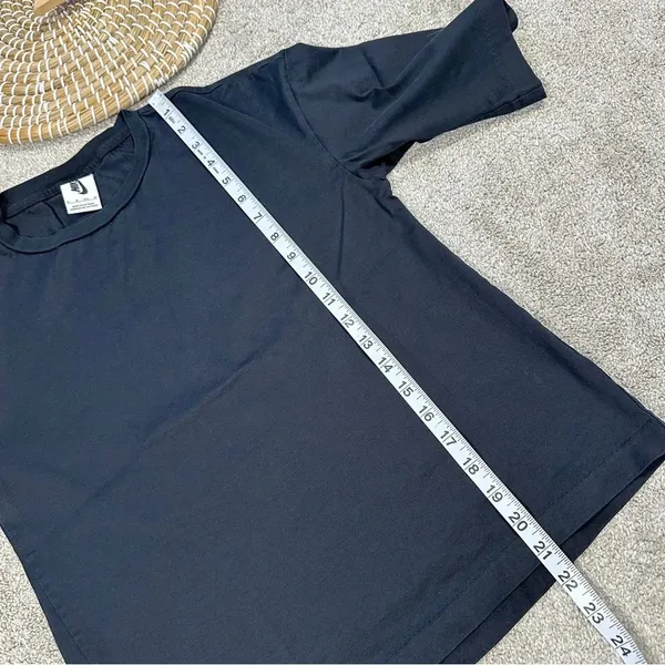 Nike Women’s Short Sleeve Cotton Shirt Top Crewneck in Black XS - Image 14