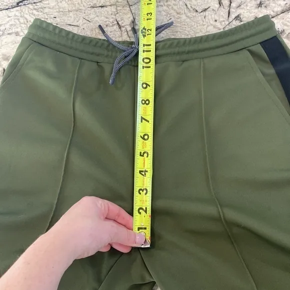 Hunter Pants In olive green and black with buttons- women’s size‎ small - Image 8