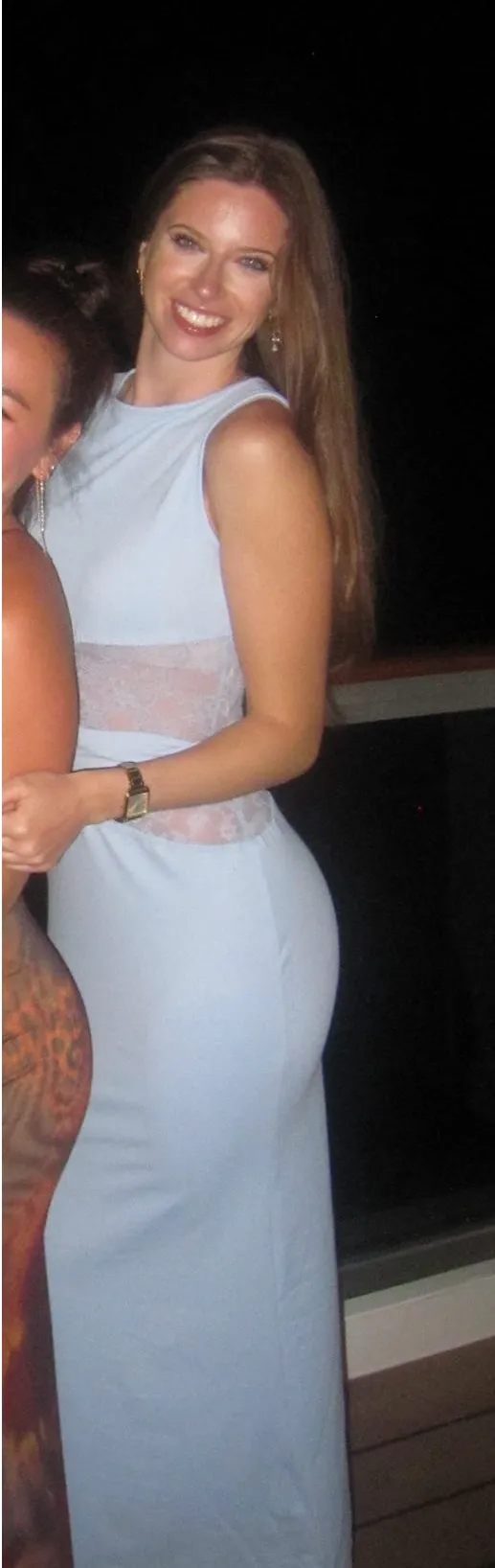 Shein Light Blue Dress with Lace - Image 2