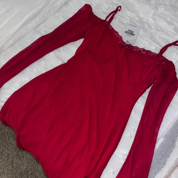 Princess-polly Women's Red Dress - Image 2
