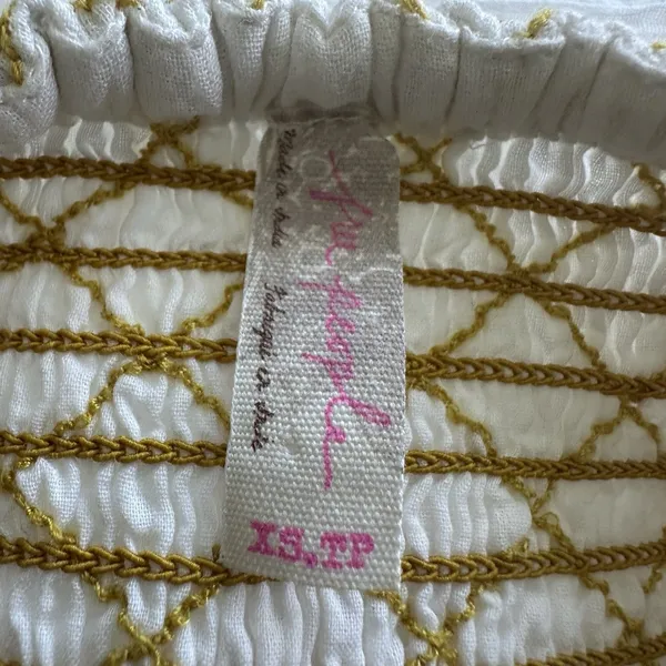 Free People Star Of India Dress XS Embroidered Beach Sleeveless SunDress - Image 4