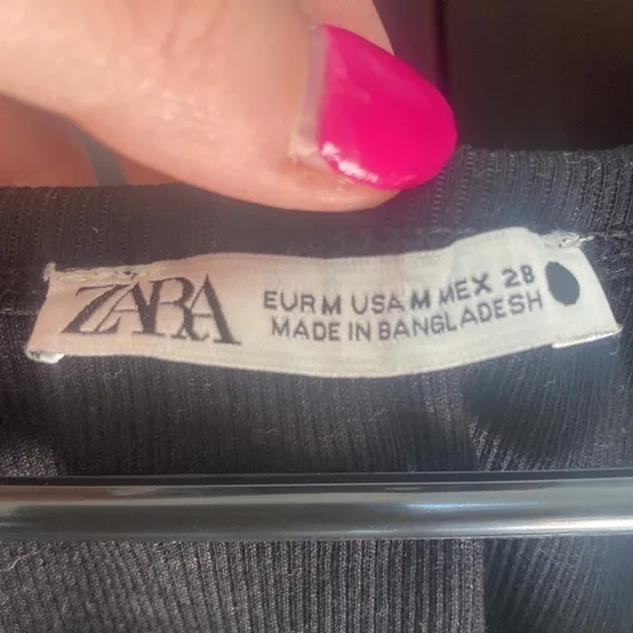 Black Zara Tank- only worn once! Size‎ medium. - Image 3