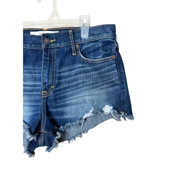 Abercrombie &‎ Fitch Distressed Jeans Shorts Size 8 - Image 2