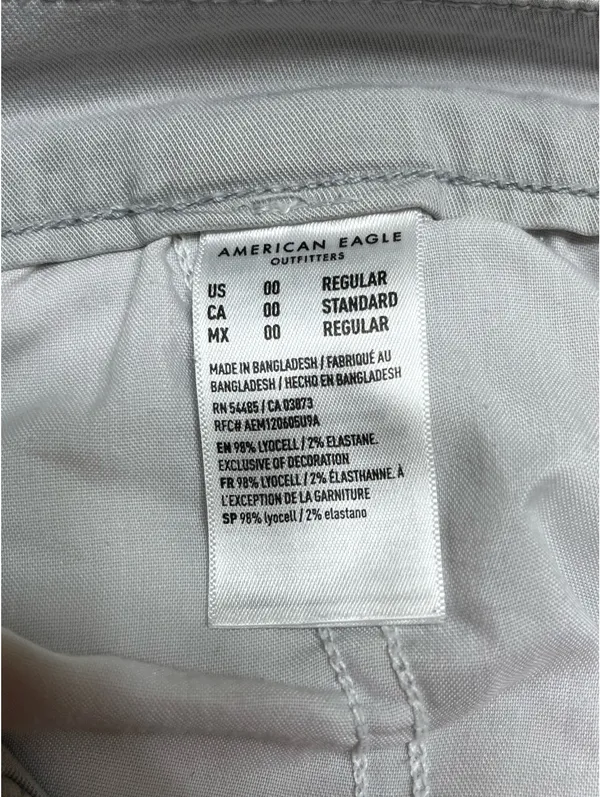 American Eagle Gray Cargo Pants - Image 4