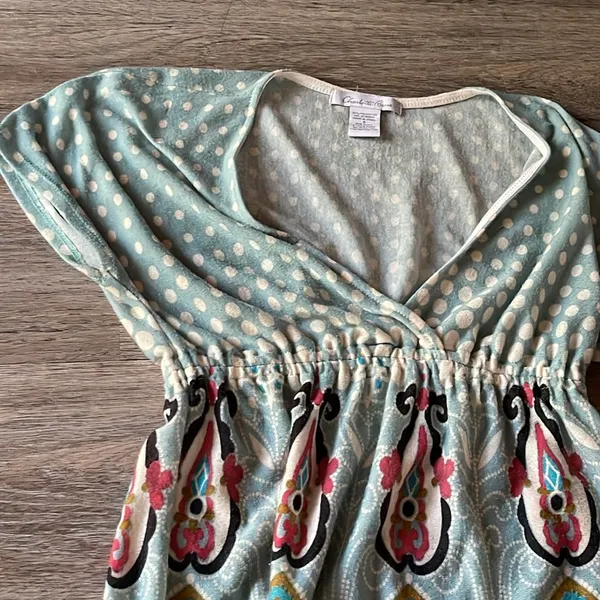Charlotte Russe Pastel Paisley Tunic Size Small - Image 4