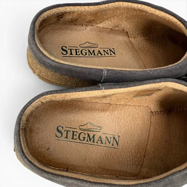 Stegmann Graz Womens Size 11 Shoes Leather Slip‎ On Comfort Clogs - Image 8