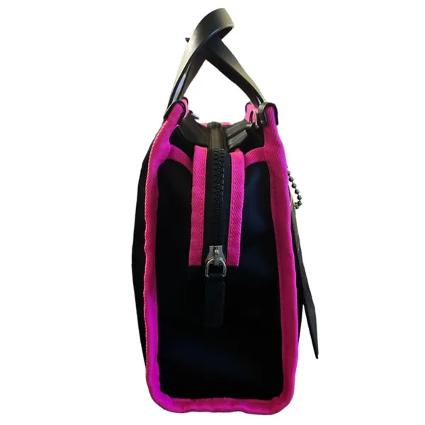 Marc Jacobs Pink and Black Tote Bag - Image 7